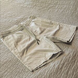 Casual Light Gray/Green Shorts